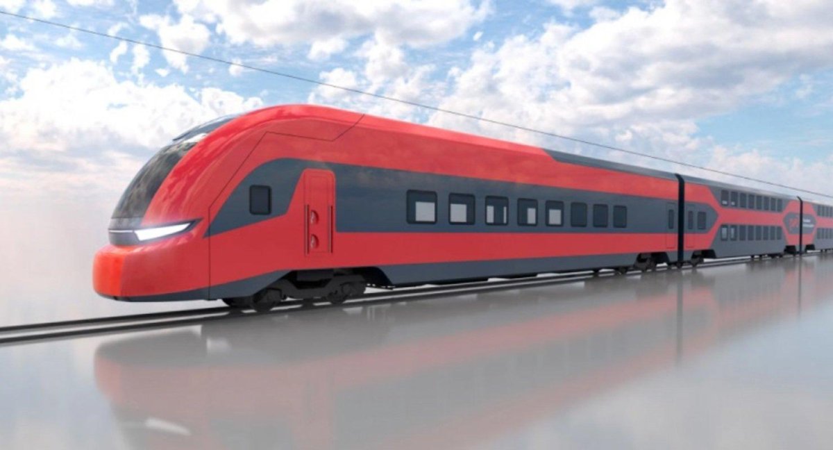 Двухэтажный электропоезд Ласточка