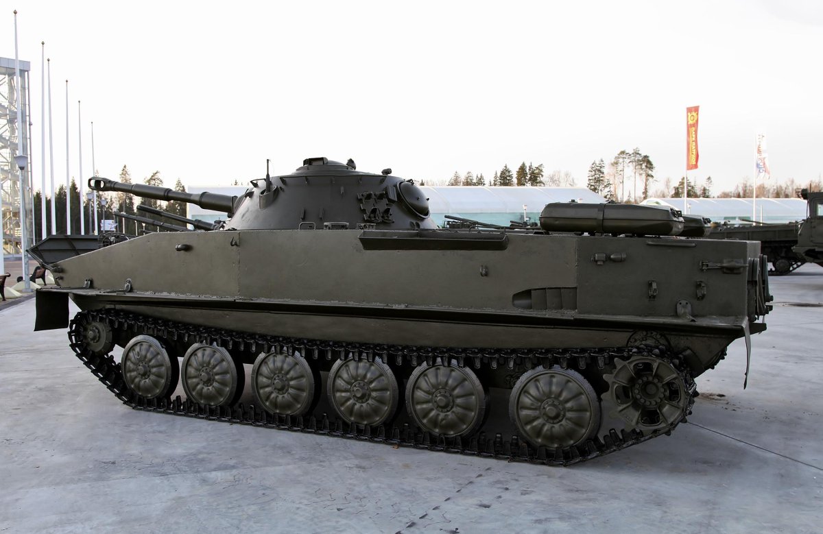 Пт-76б плавающий танк