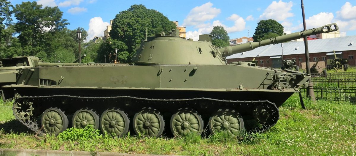 Пт-76б плавающий танк
