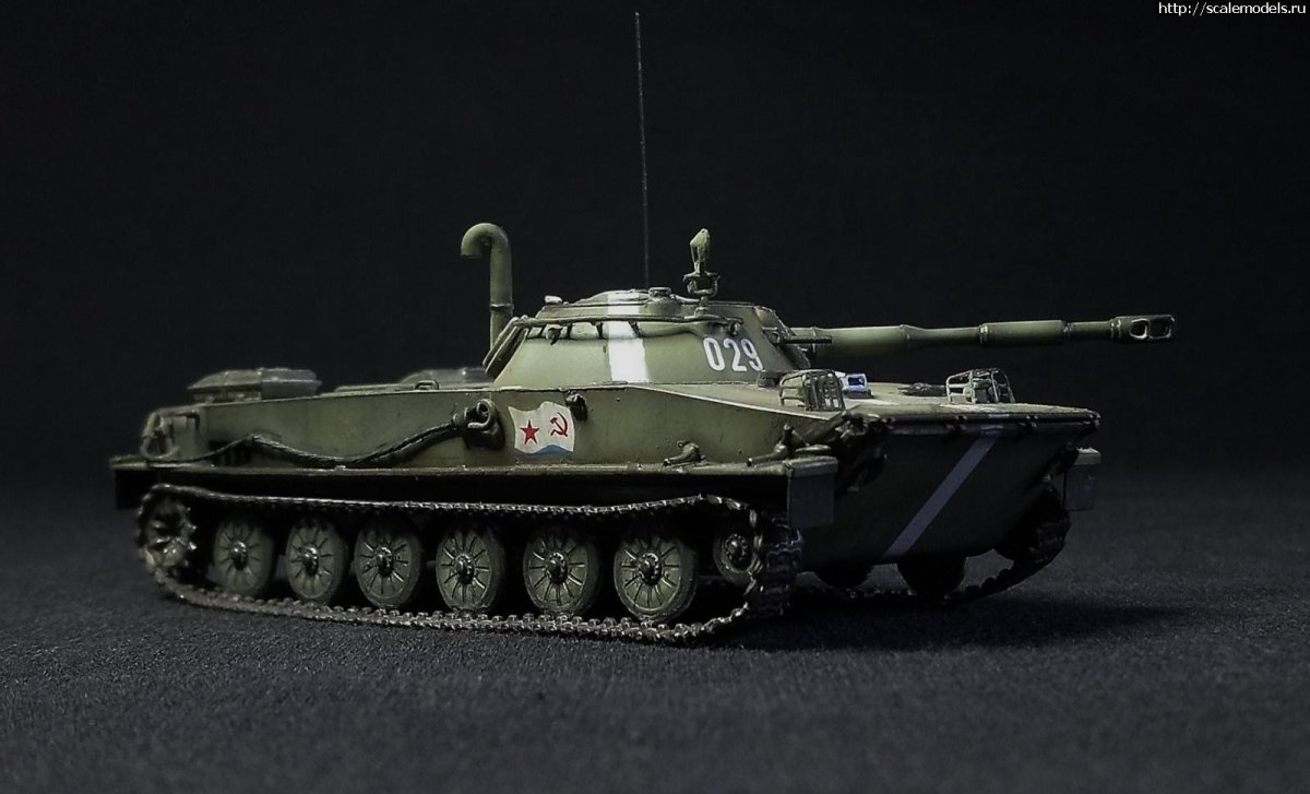 72053 PST 1/72 танк пт-76б