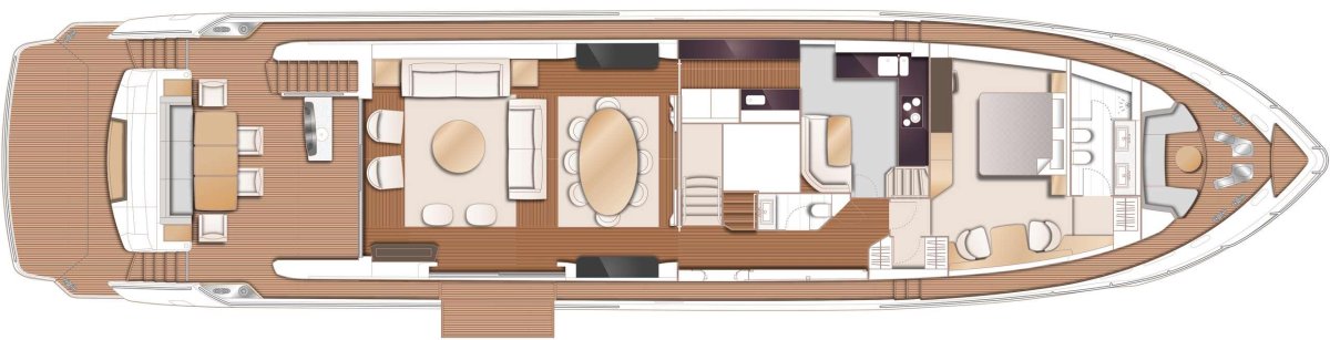 Яхта принцесса 30м