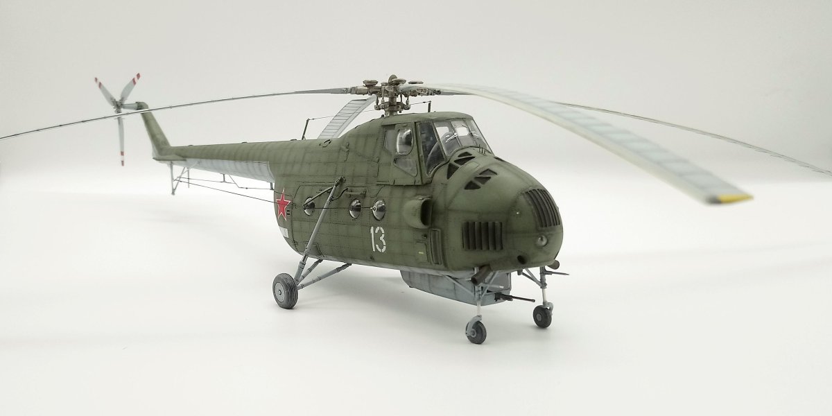 Модель Советский многоцелевой вертолёт конструкции ОКБ миля 1:48