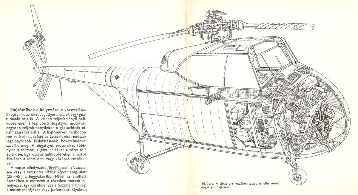 Компоновочная схема вертолета ми 4