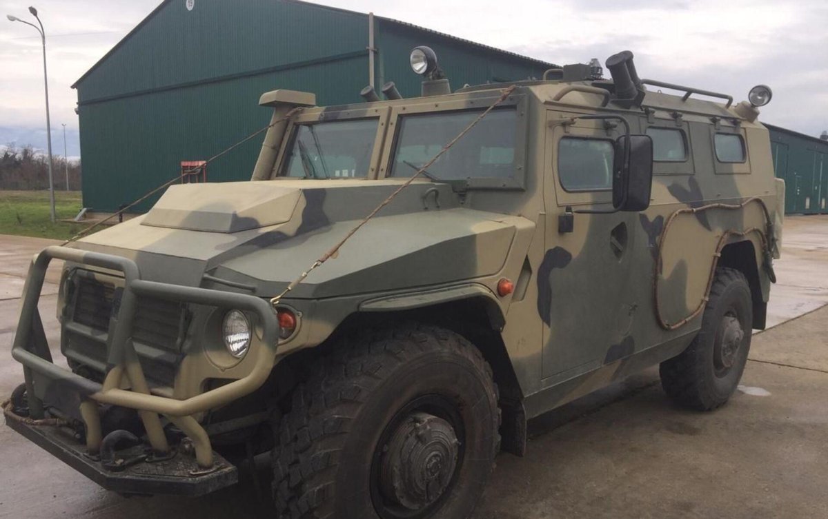 Бронеавтомобиль тигр Южная Осетия