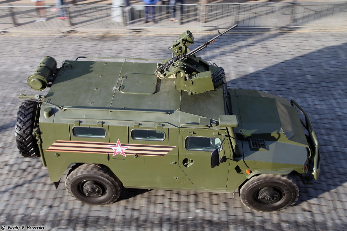 АМН 233114 тигр-м с боевым модулем арбалет-дм