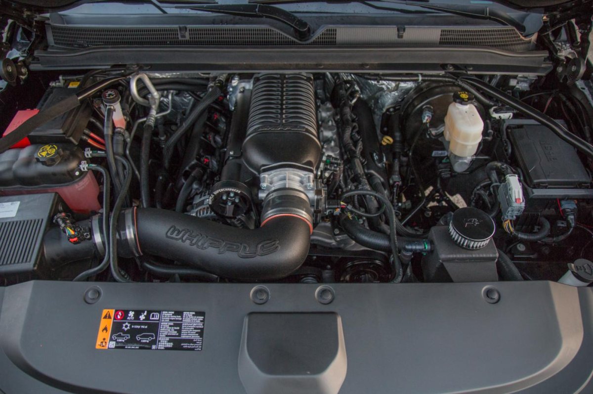 Моторный отсек Кадиллак Эскалейд