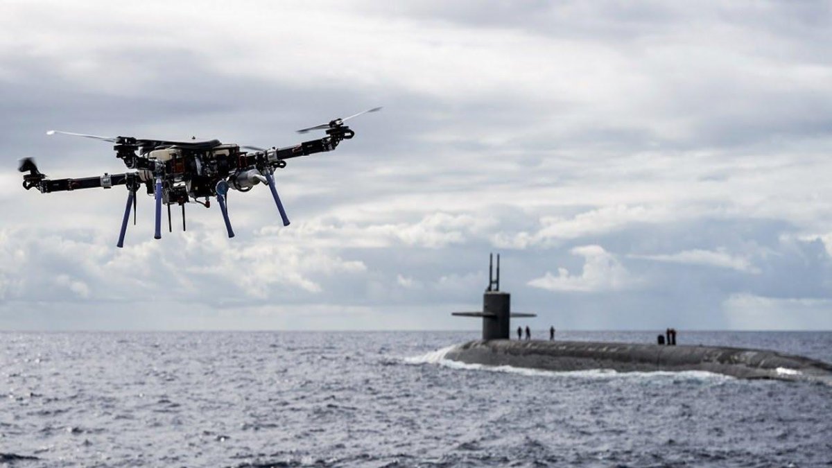 Подводная лодка дрон американский