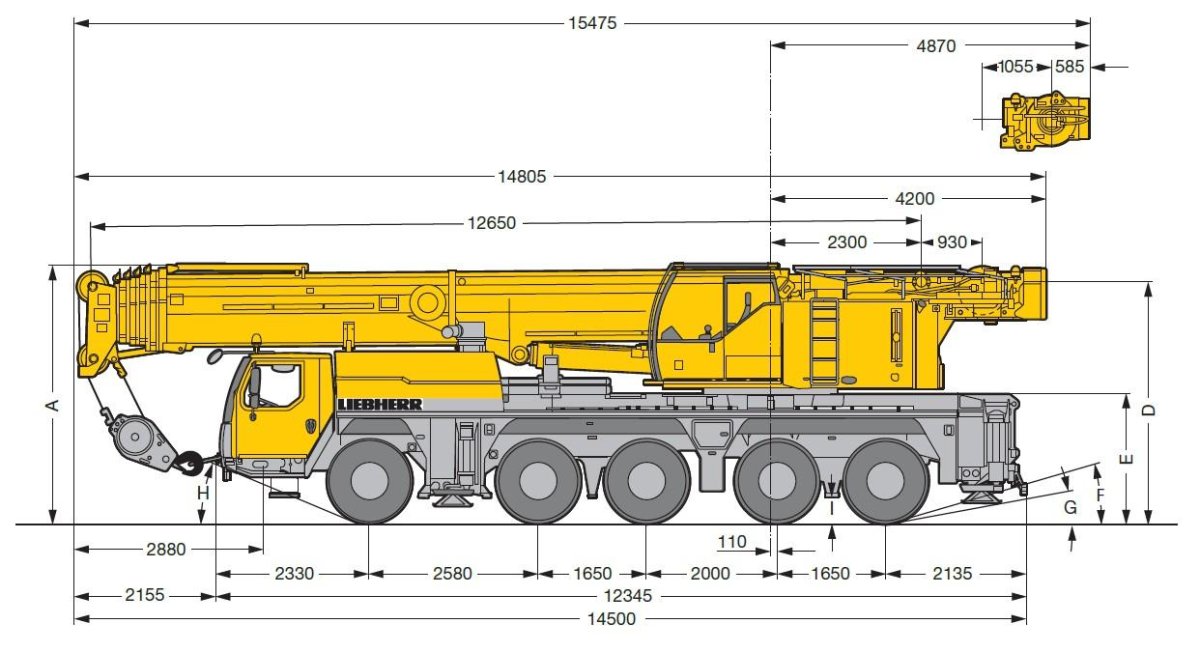 Кран Liebherr LTM 1200