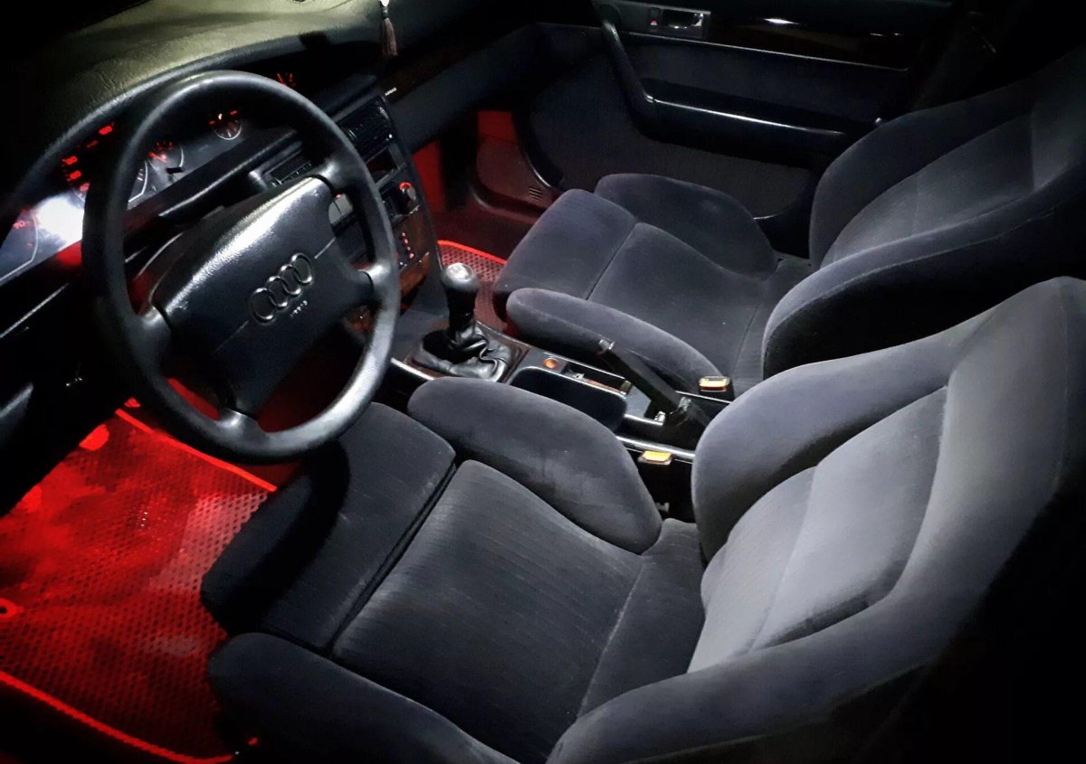 Audi a6 c4 салон велюр