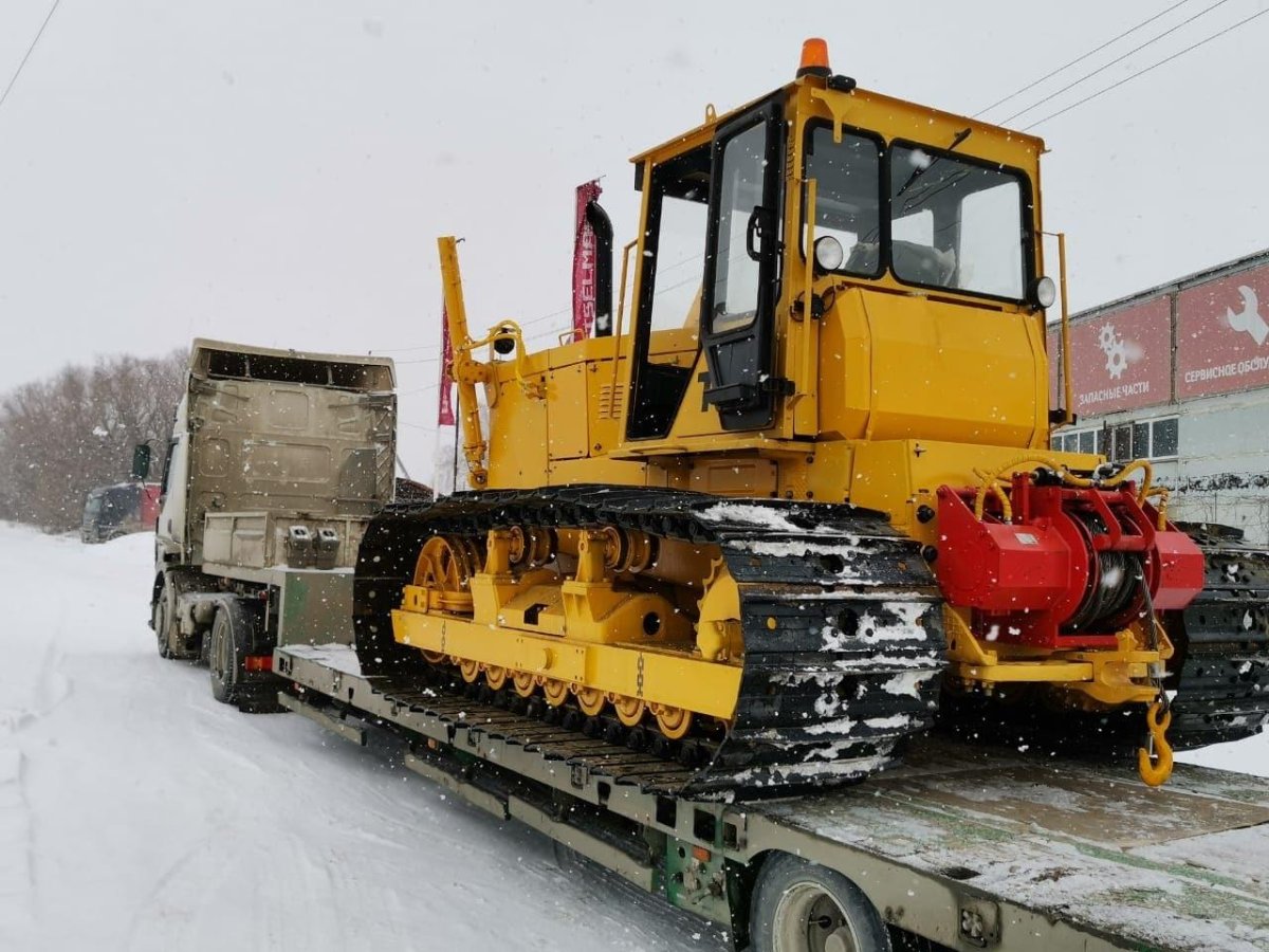 Доставка бульдозера