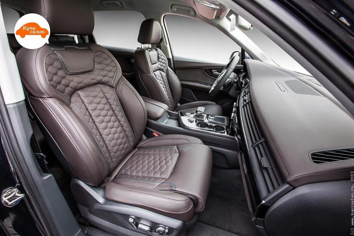 Audi q8 серый салон