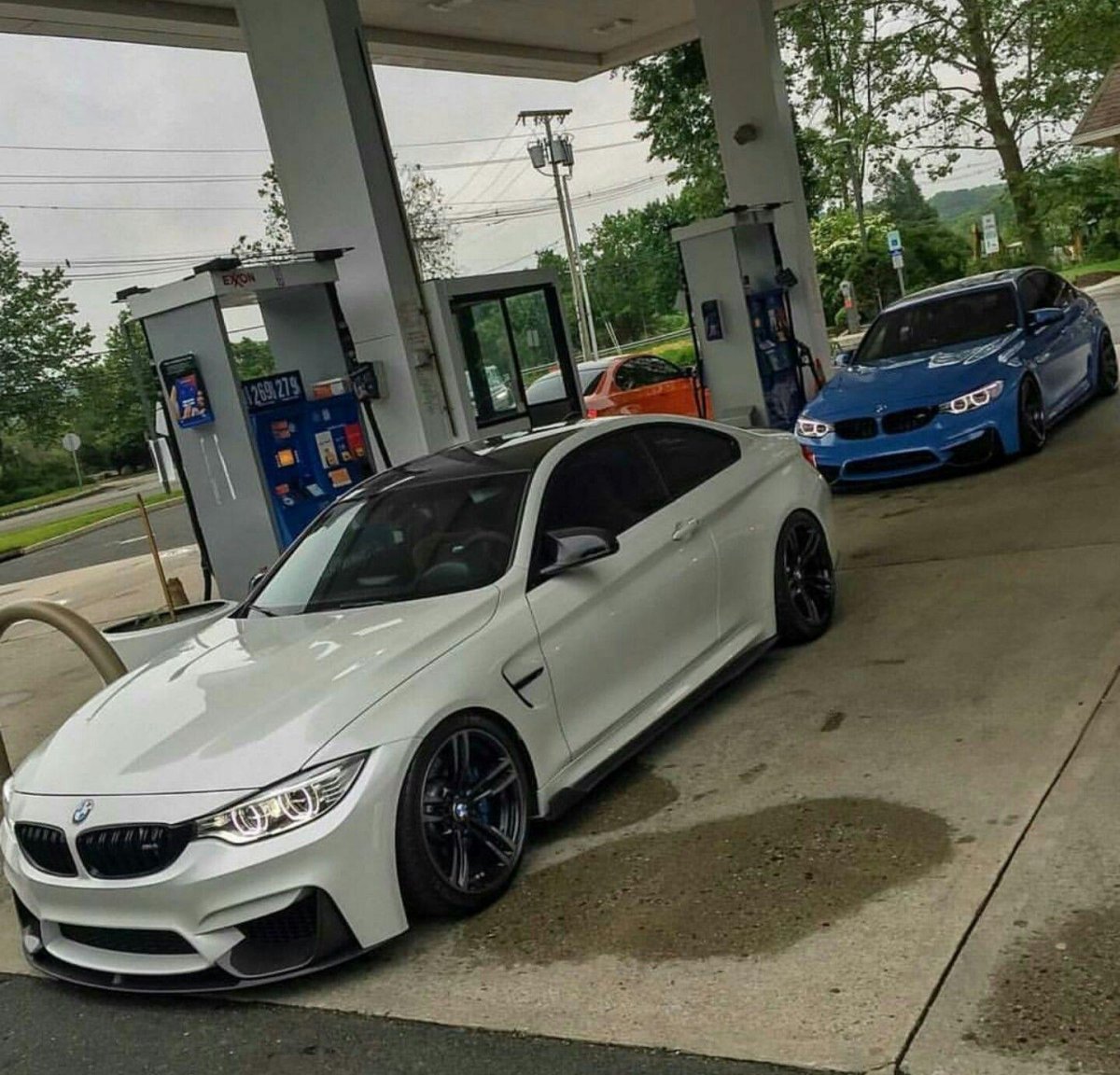 M4 BMW F белая