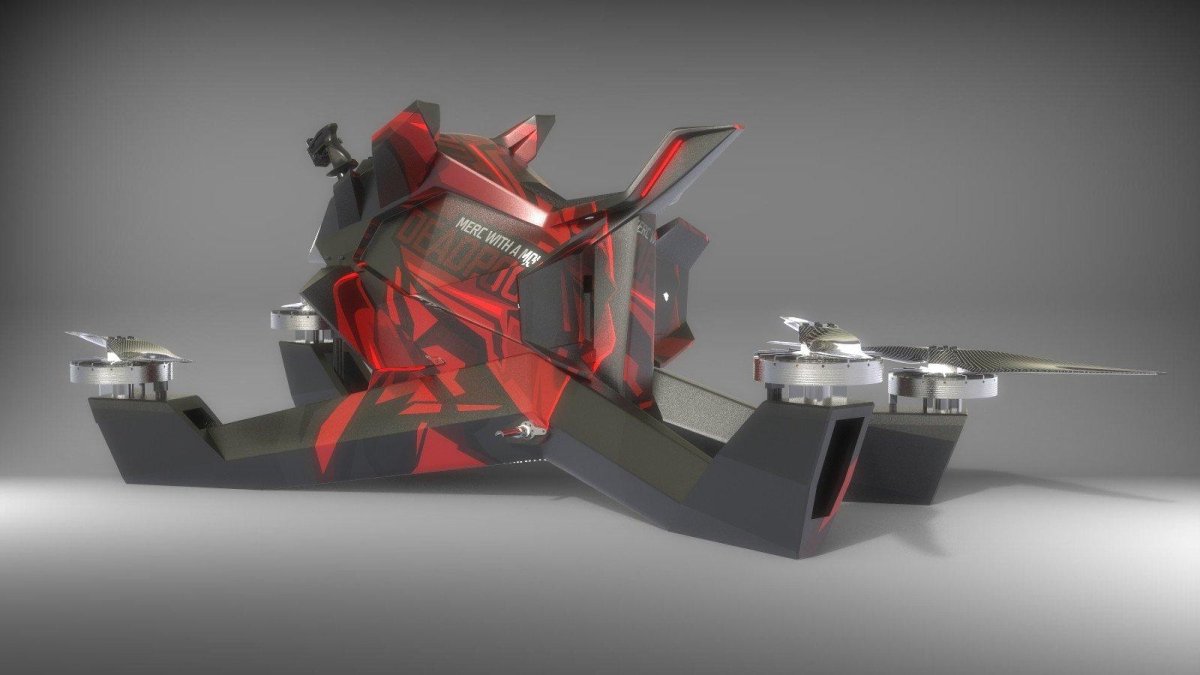 Летающий мотоцикл Hoverbike s3