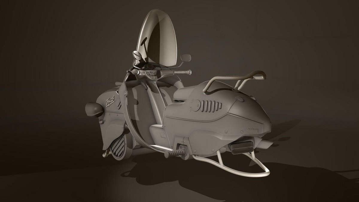 Ховербайк дизельпанк