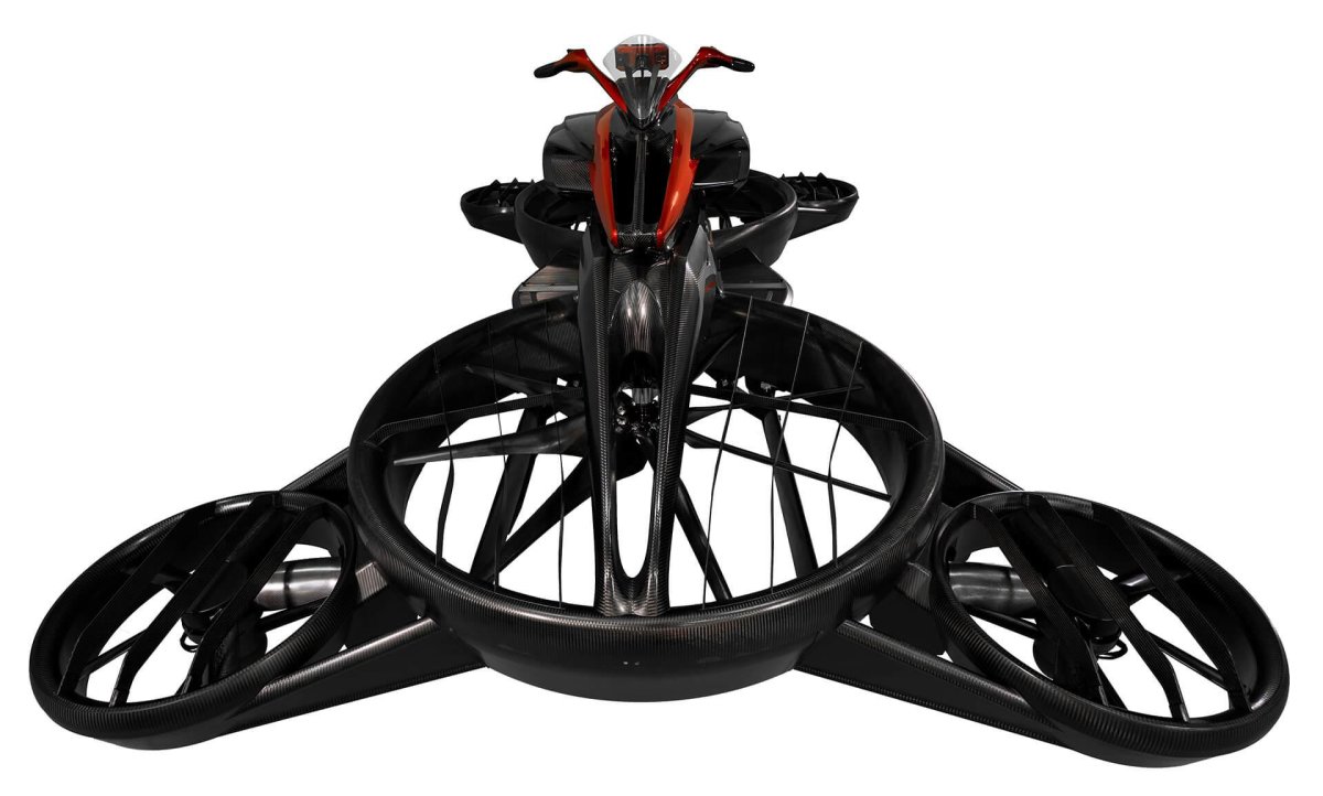 Магический летающий байк