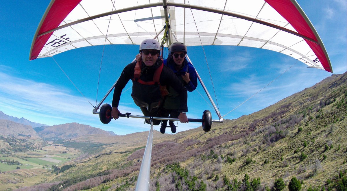 Полет на дельтаплане