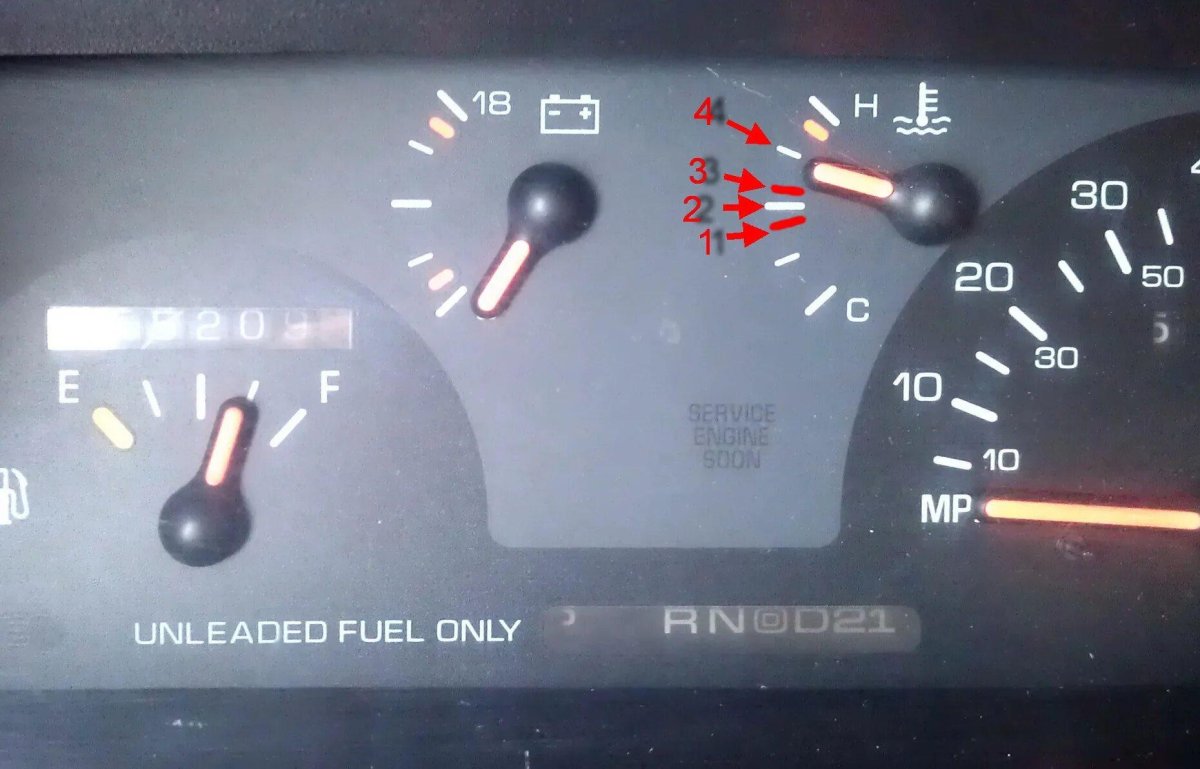 Люмина АПВ щиток приборов с тахометром