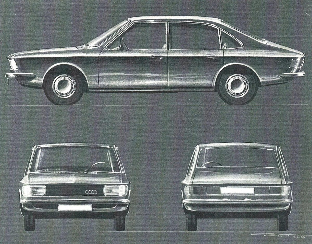 Ауди 100 с3 карандашом