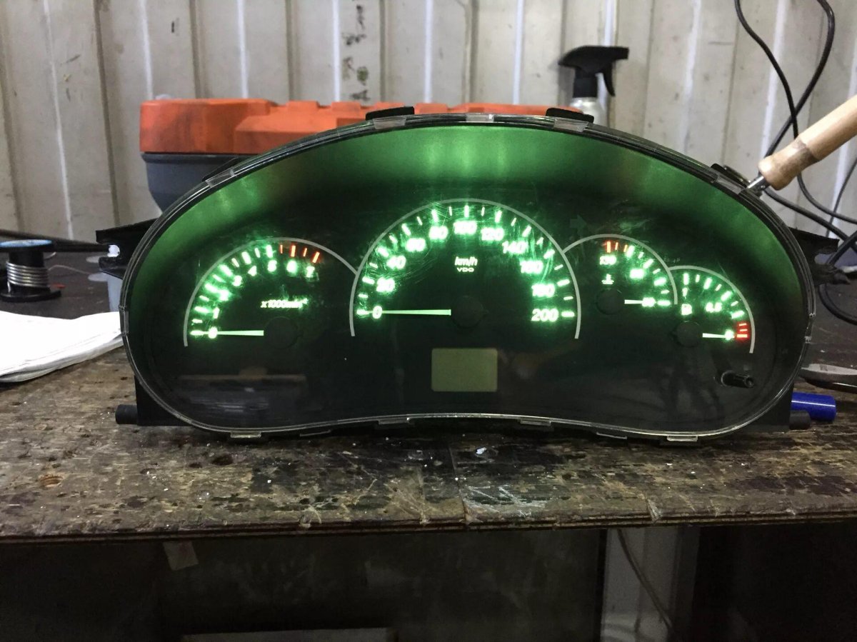 Приборка ВАЗ 2112 евро