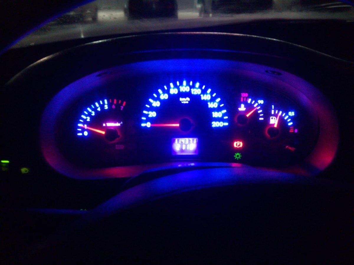 Пересвет приборки ВАЗ 2112 европанель