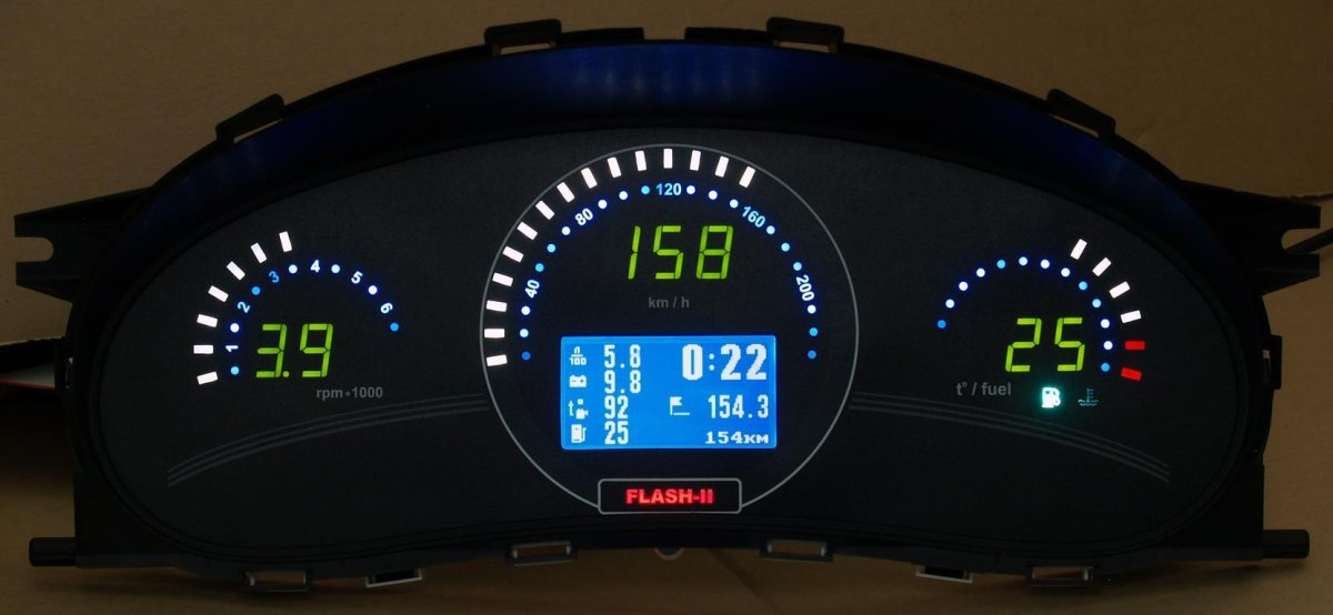 Цифровая приборная панель Калина 1