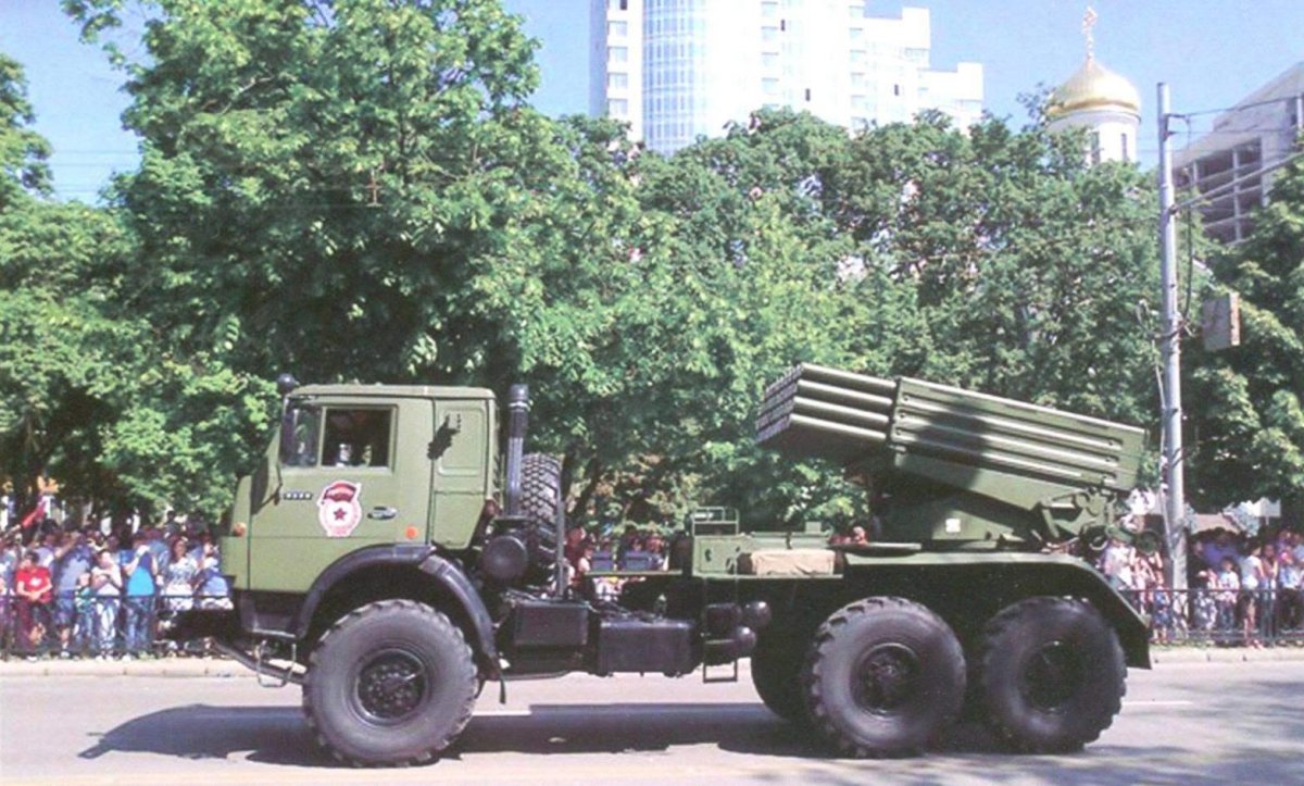 2б26 РСЗО град КАМАЗ