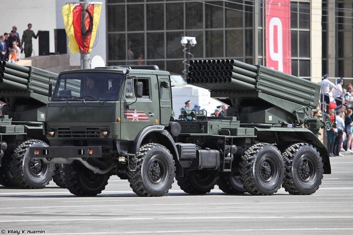 2б26 РСЗО град КАМАЗ