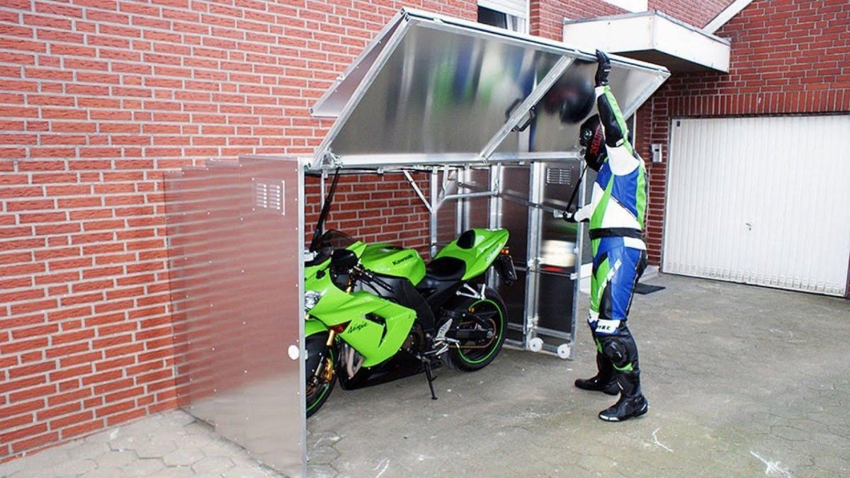 Гараж для мотоцикла