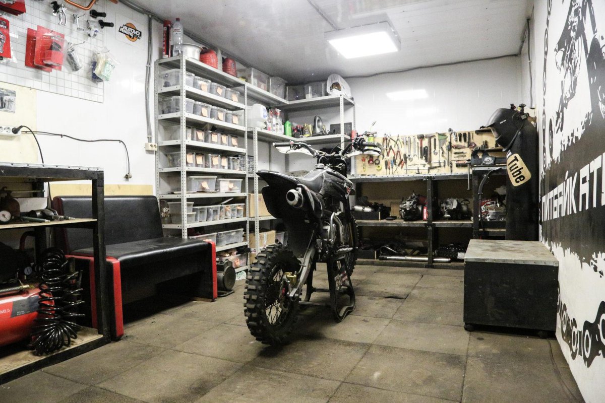 Мотосервис в гараже