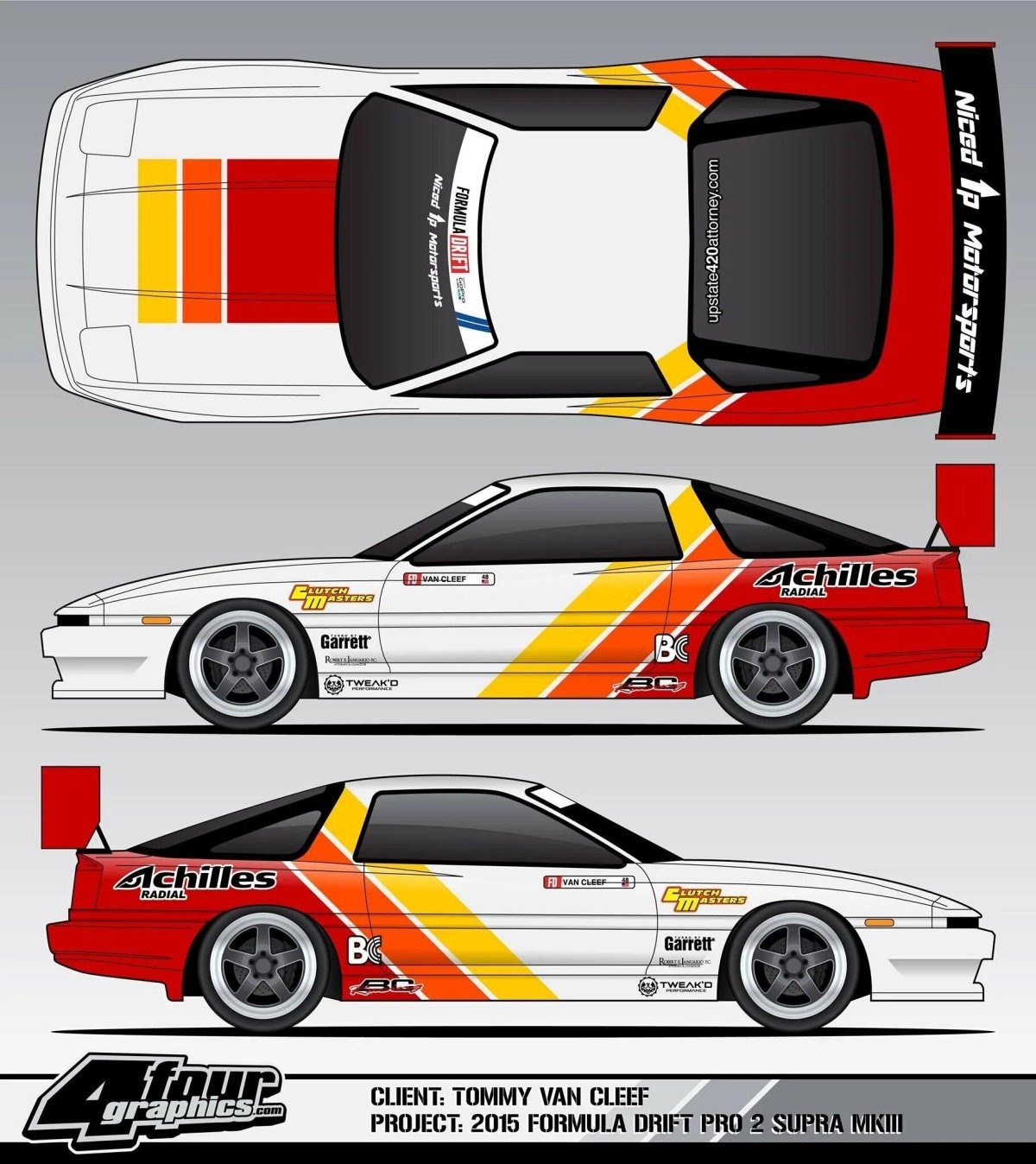 Supra a80 livery развертка