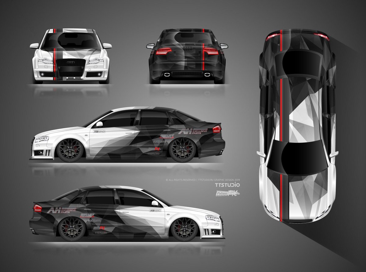 Развертка винила Honda s2000