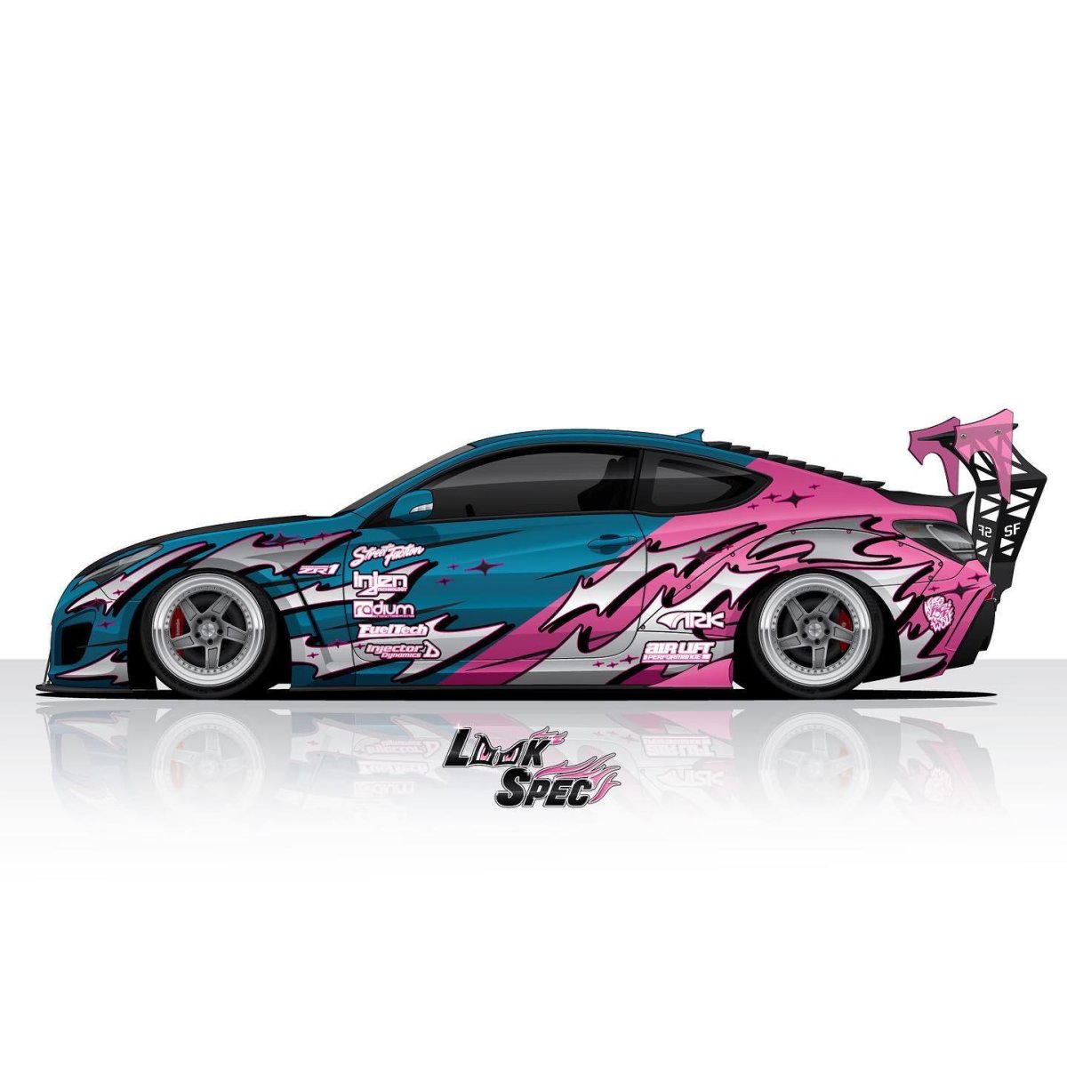 Наклейки на авто дрифт