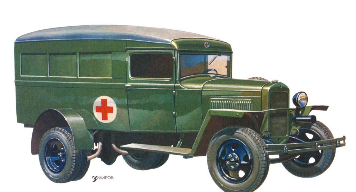 Санитарный автомобиль ГАЗ-55
