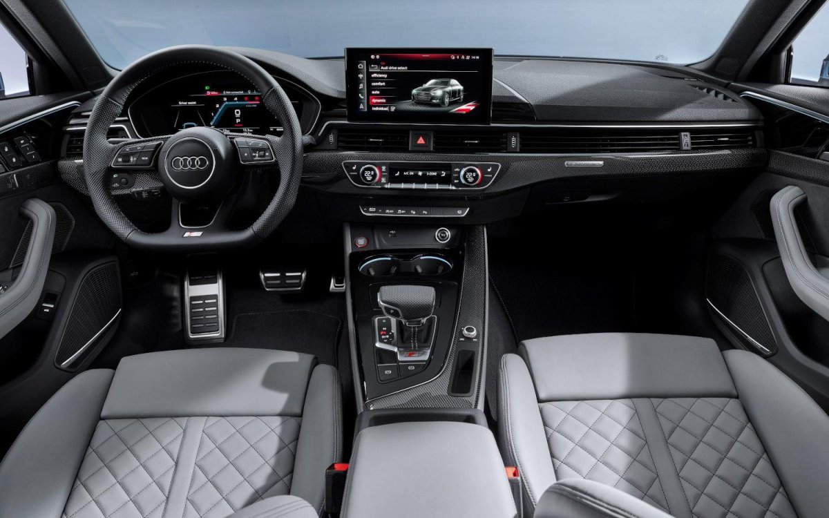 Audi a4 b9 Рестайлинг салон