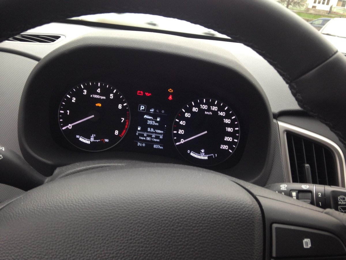 Hyundai Creta II щиток приборов видеофиксации