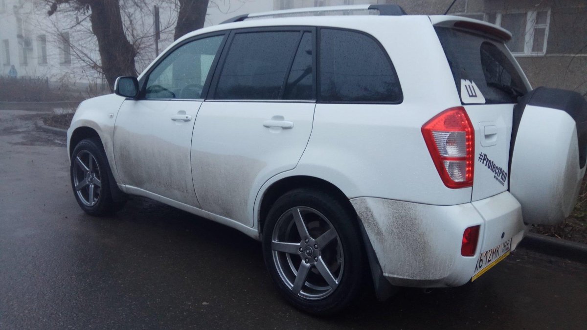 Chery Tiggo FL на 17 колесах