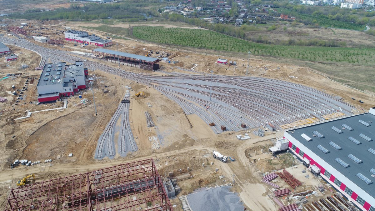Электродепо Руднево Московского метрополитена