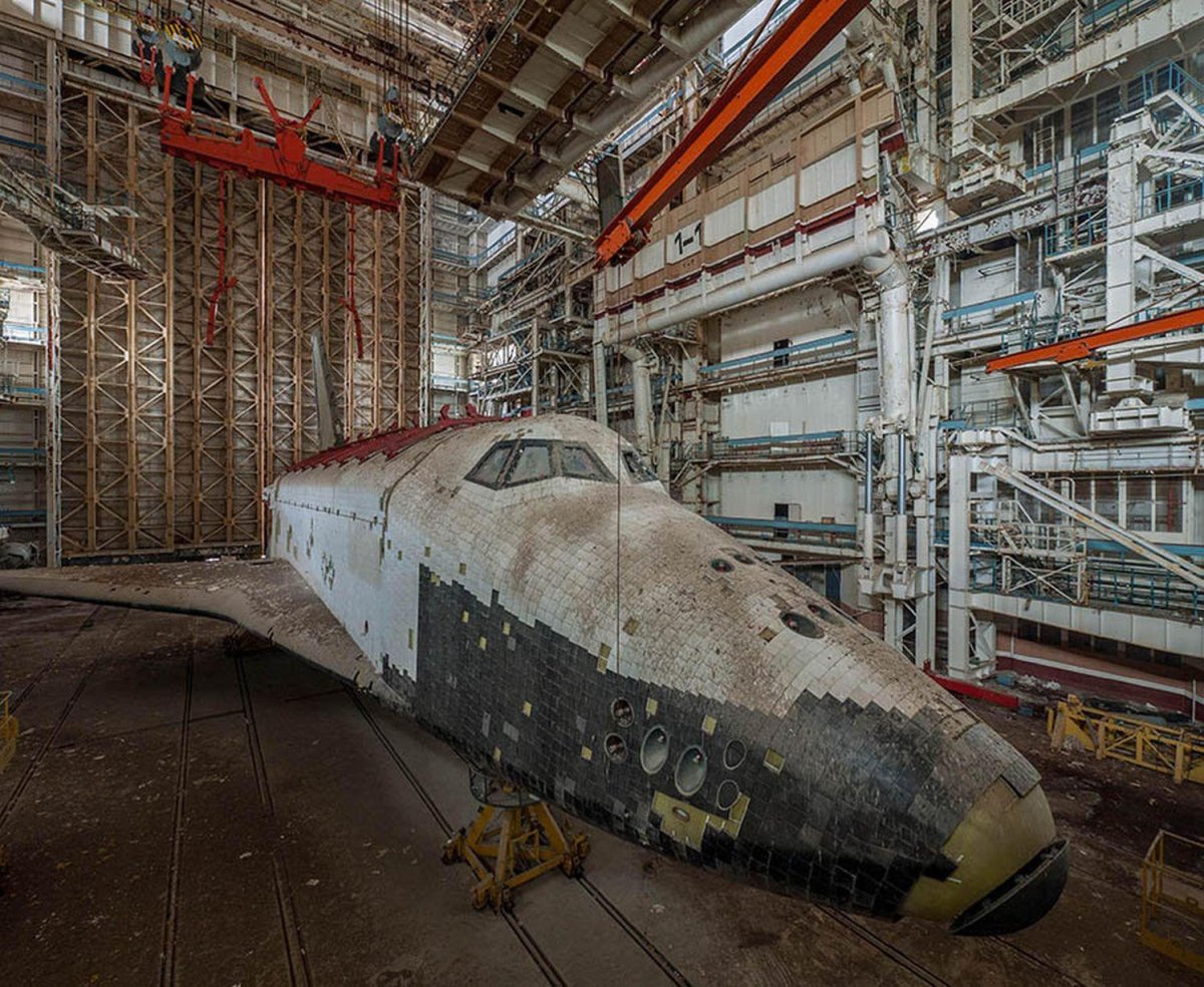 Байконур заброшенный Буран