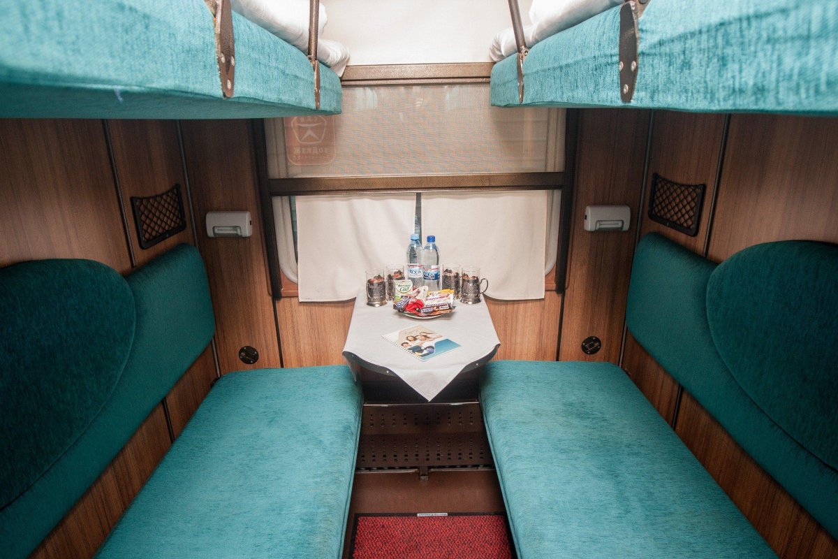 Купе в поезде Новосибирск