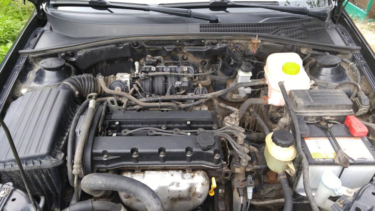 Подкапотное Лачетти 1.6