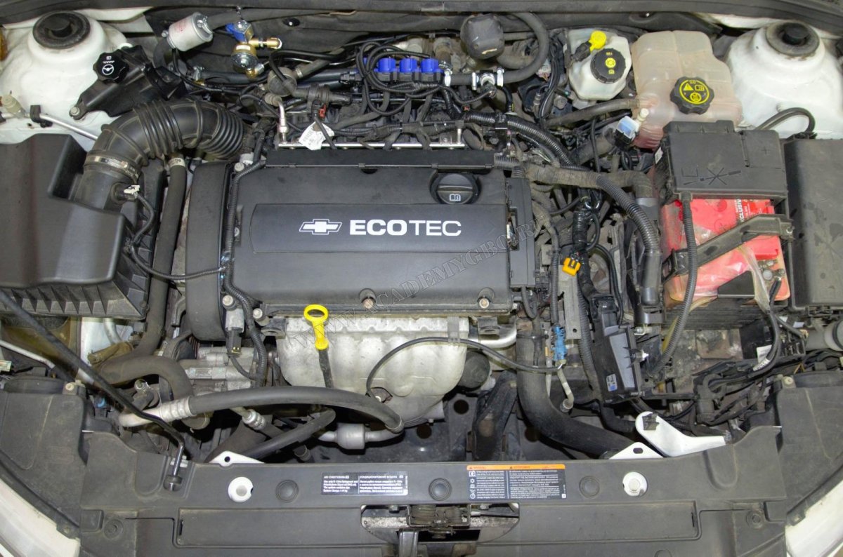 Подкапотка Шевроле Круз 1.6