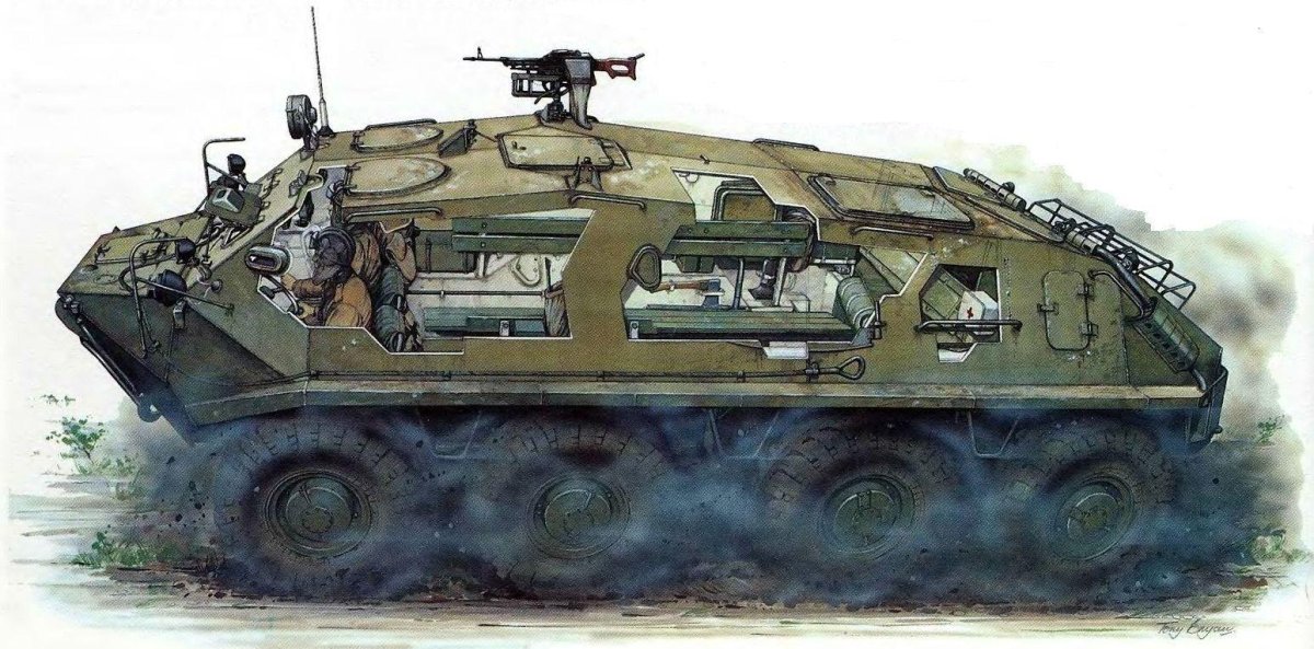 БТР 60 С пушкой