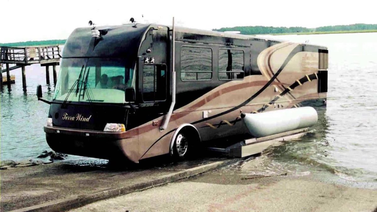 Плавающий автодом Terra Wind