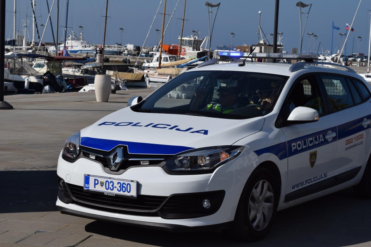 Полицейские машины в Словакии