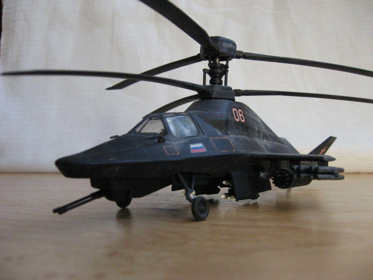 Вертолёт ка-58 чёрный призрак