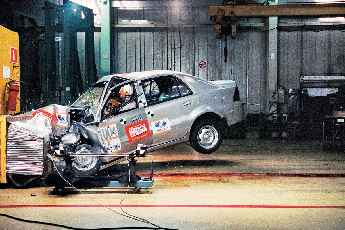 Geely Otaka краш тест