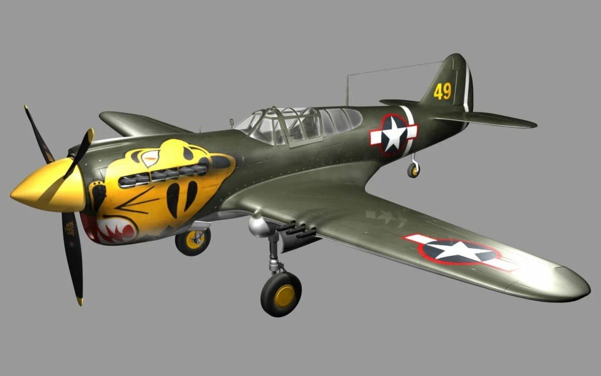 Curtiss p-40f Kittyhawk модель