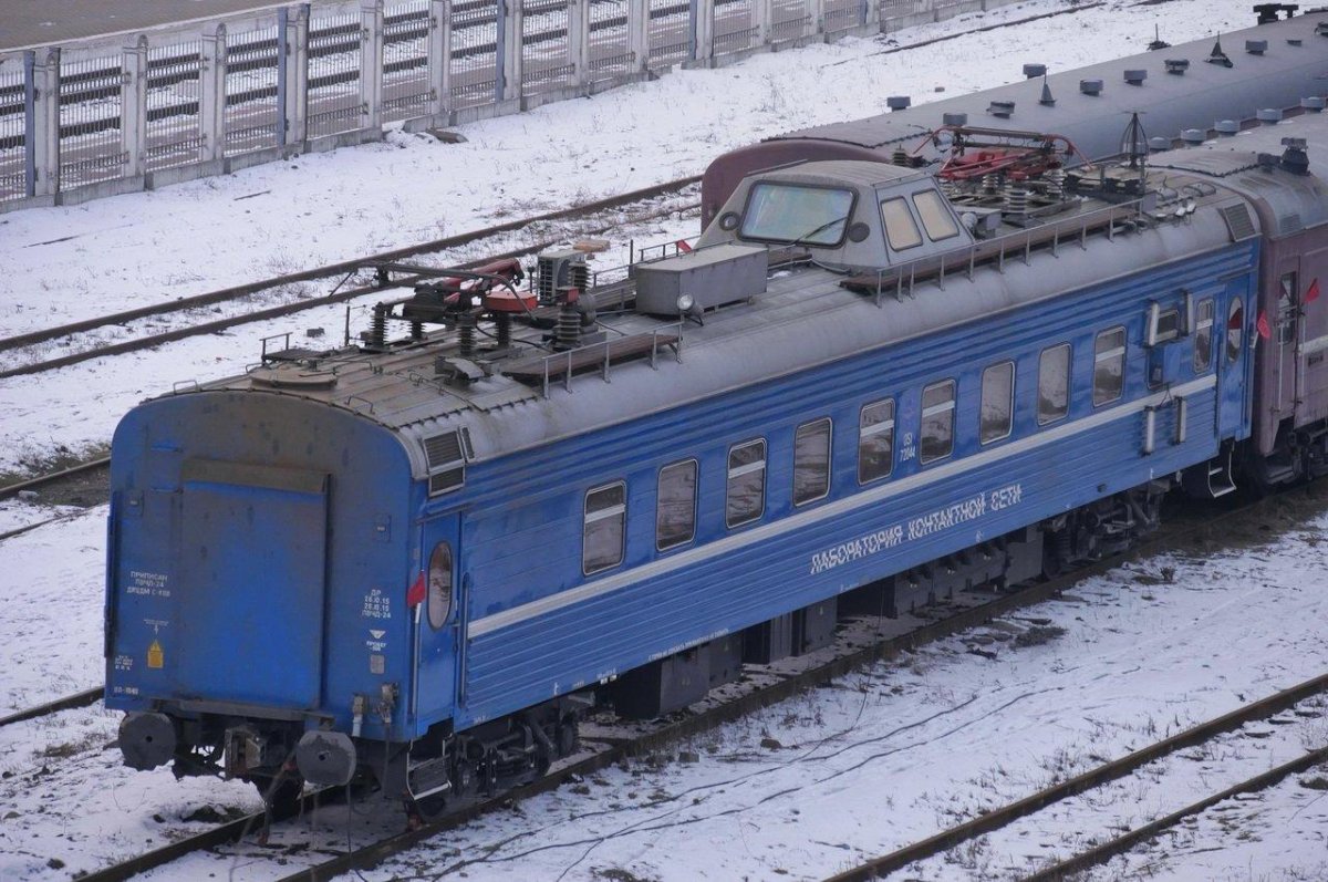 Вагон лаборатория контактной сети