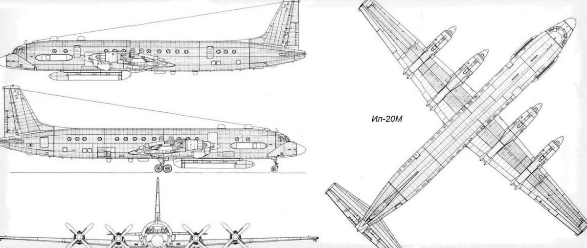 Самолет радиоэлектронной разведки ил-20