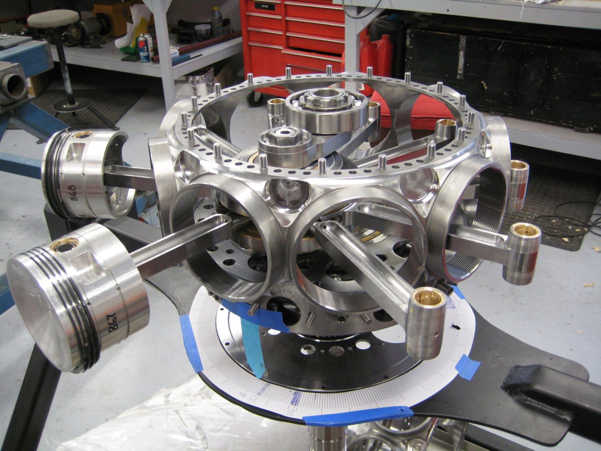 Поршневой радиальный мотор м11